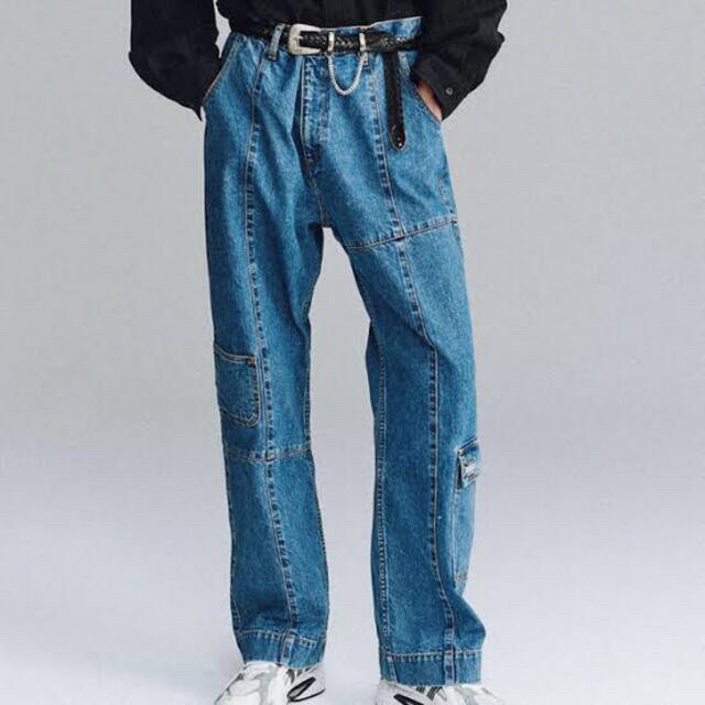 Jieda(ジエダ)のJieda 21SS DENIM CARGO PANTS SIZE1 メンズのパンツ(デニム/ジーンズ)の商品写真