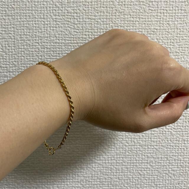 K18ロープデザインブレスレット♡インポート | conceitopilatesbh.com