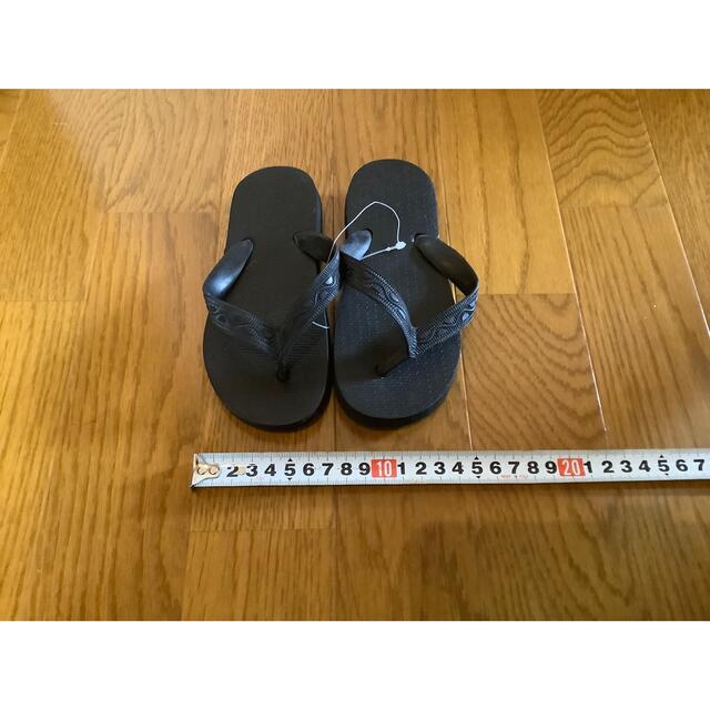 ビーチサンダル　黒 キッズ/ベビー/マタニティのベビー靴/シューズ(~14cm)(サンダル)の商品写真