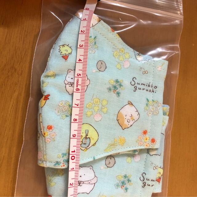 インナーマスク　すみっコぐらし　2枚セット　子ども用 ハンドメイドのキッズ/ベビー(外出用品)の商品写真