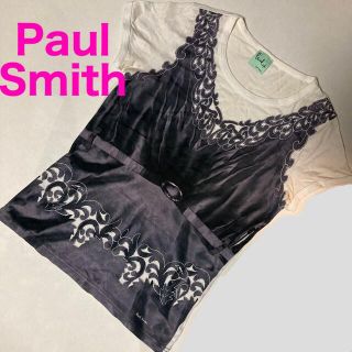 ポールスミス(Paul Smith)のポールスミス　だまし絵　Tシャツ　カットソー　キャミ柄　Paul Smith(Tシャツ(半袖/袖なし))