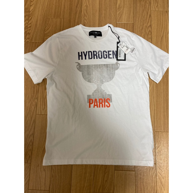 HYDROGEN(ハイドロゲン)のラスト値下げ　新品　ハイドロゲン Paris Cup Tシャツ  XLサイズ メンズのトップス(Tシャツ/カットソー(半袖/袖なし))の商品写真