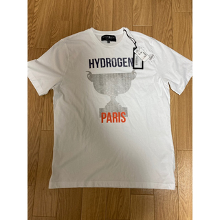 ハイドロゲン(HYDROGEN)のラスト値下げ　新品　ハイドロゲン Paris Cup Tシャツ  XLサイズ(Tシャツ/カットソー(半袖/袖なし))