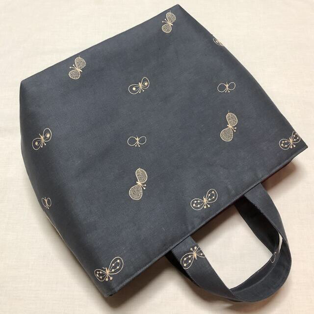 【受注製作】ミナペルホネン noppara choucho トートバッグ ハンドメイドのファッション小物(バッグ)の商品写真