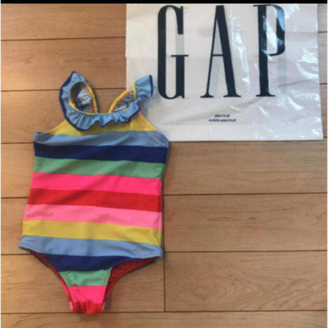 baby GAP ボーダー 女の子用水着 - 水着