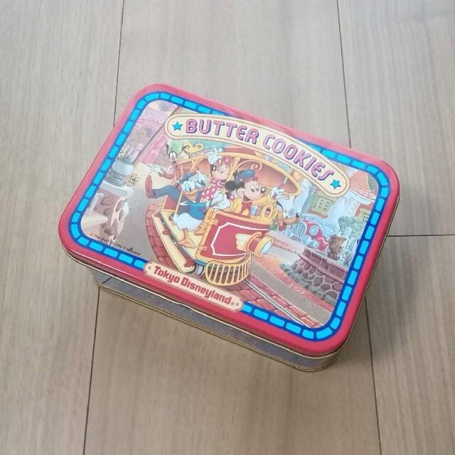 ディズニーランド お菓子 バタークッキーの缶【缶のみ】 | フリマアプリ ラクマ