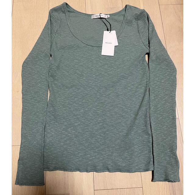 moussy(マウジー)の【MOUSSY】カットソー/タンクトップ　（グリーン） レディースのトップス(カットソー(長袖/七分))の商品写真