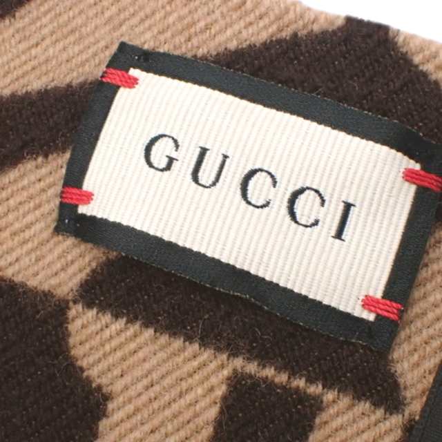 Gucci(グッチ)のグッチアウター Gランバス ポンチョ ブラウン キャメル 40802019244 レディースのジャケット/アウター(ポンチョ)の商品写真