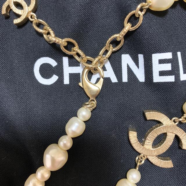 【超美品】希少CHANEL レアココマークパールネックレス 2