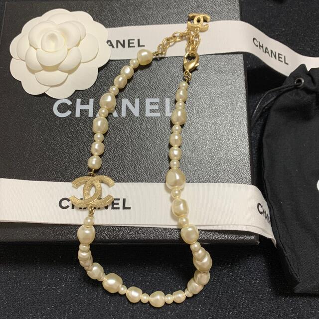 【超美品】希少CHANEL レアココマークパールネックレス 3