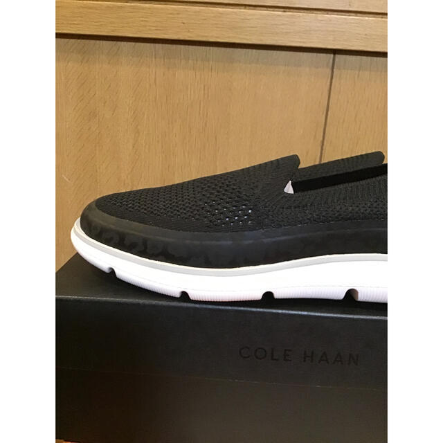 Cole Haan(コールハーン)の新品未使用　COLE HAAN  スリッポン　シューズ　ブラック　ニットコンビ レディースの靴/シューズ(スニーカー)の商品写真