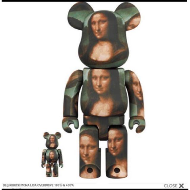 BE@RBRICK MONA LISA OVERDRIVE 100％ &400%