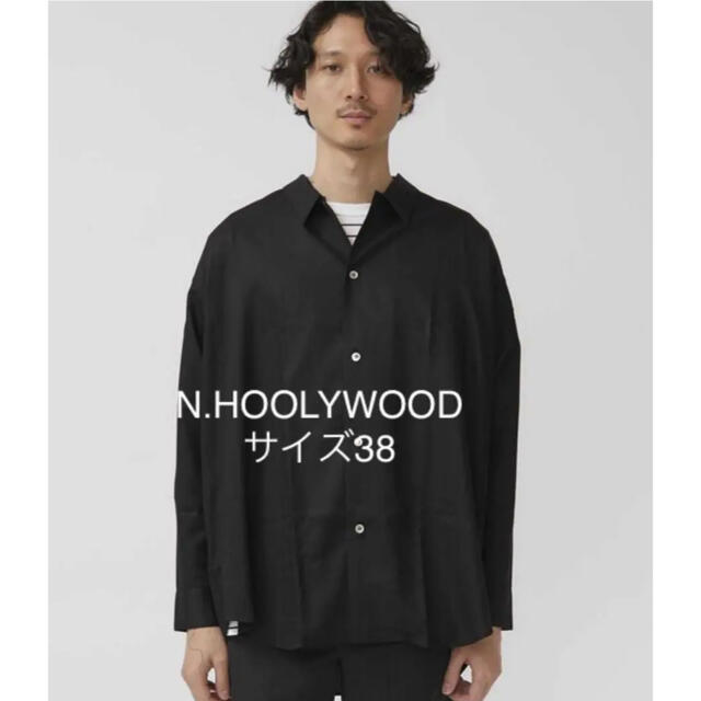 20SS N.HOOLYWOOD シャツ 黒 サイズ38