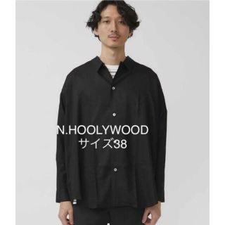 エヌハリウッド(N.HOOLYWOOD)の20SS N.HOOLYWOOD シャツ 黒 サイズ38(シャツ)