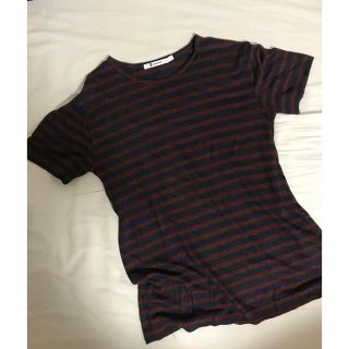 アレキサンダーワン(Alexander Wang)のT by ALEXANDER WANGボーダーTシャツ(Tシャツ/カットソー(半袖/袖なし))