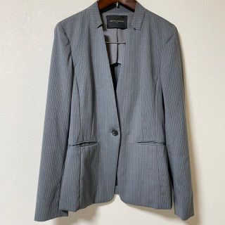 ユナイテッドアローズ(UNITED ARROWS)の【超美品】ユナイテッドアローズ　Vカラージャケット　38 春夏秋　通勤　日本製(ノーカラージャケット)