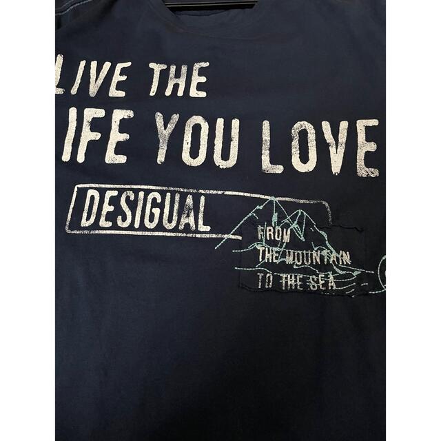 DESIGUAL(デシグアル)のdesigual  man デシグアル　ロゴ　プリント　Tシャツ　XL メンズのトップス(Tシャツ/カットソー(半袖/袖なし))の商品写真