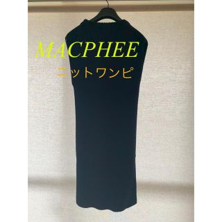 MACPHEE ニットワンピ