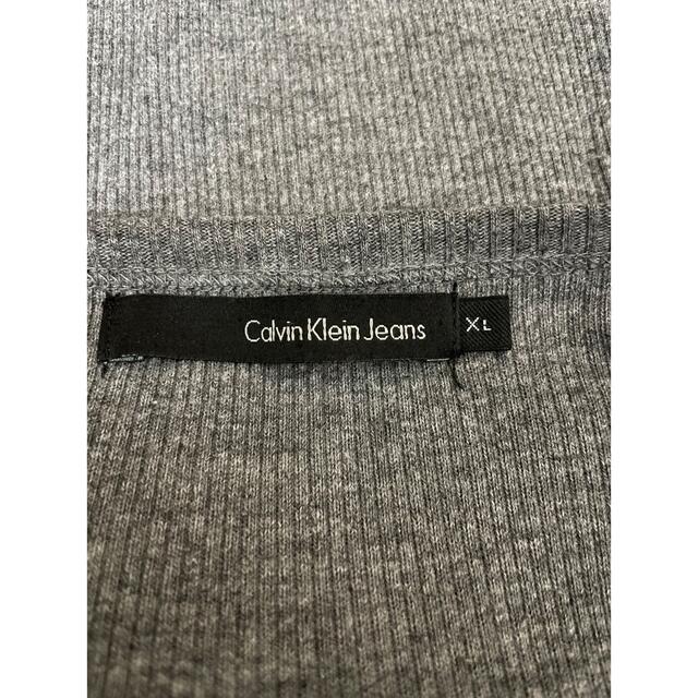 Calvin Klein(カルバンクライン)のcalvin klein jeans カルバンクライン　ニット　Tシャツ　XL メンズのトップス(Tシャツ/カットソー(半袖/袖なし))の商品写真