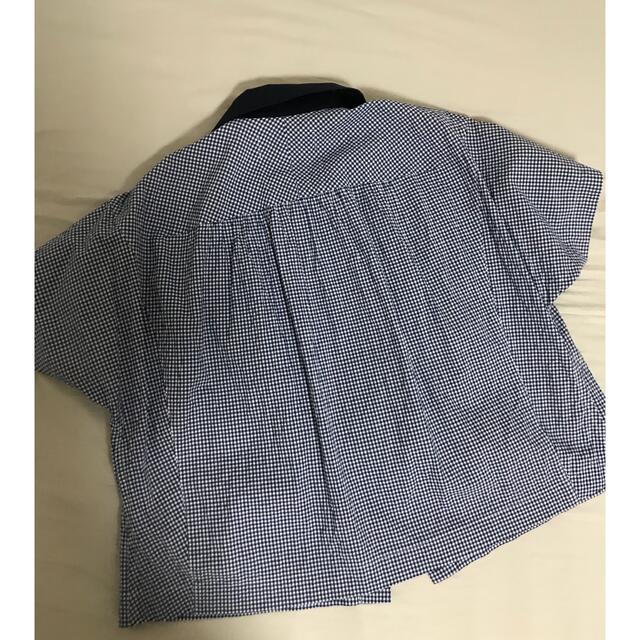 COMME des GARCONS(コムデギャルソン)のtricot comme des garconsギンガムチェックシャツ レディースのトップス(シャツ/ブラウス(半袖/袖なし))の商品写真