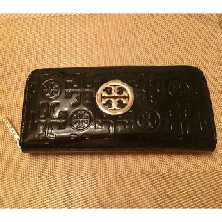 トリーバーチ(Tory Burch)のTory Burch トリーバーチ 長 財布 エナメル ブラック(財布)