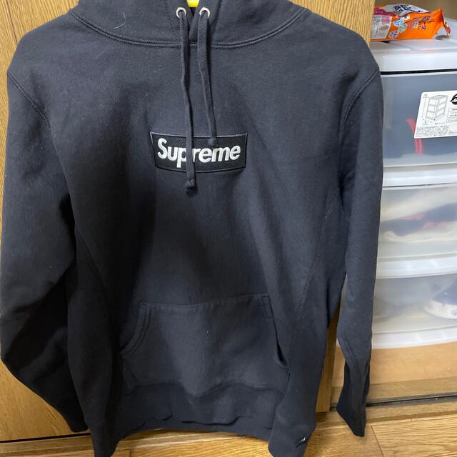 supreme  ボックスロゴ　パーカー