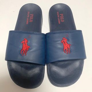 ポロラルフローレン(POLO RALPH LAUREN)のラルフローレンサンダル　ネイビー　24センチ(サンダル)