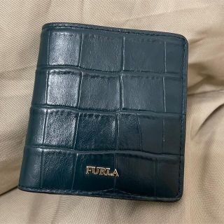 フルラ(Furla)の【値下】FURLA クロコダイル二つ折財布(財布)