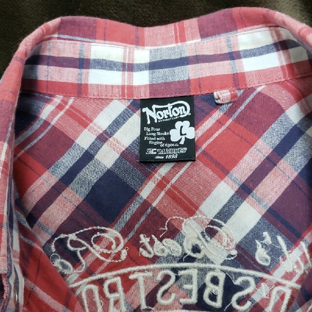 Norton(ノートン)のNorton ウエスタンシャツ　Yシャツ メンズのトップス(Tシャツ/カットソー(七分/長袖))の商品写真