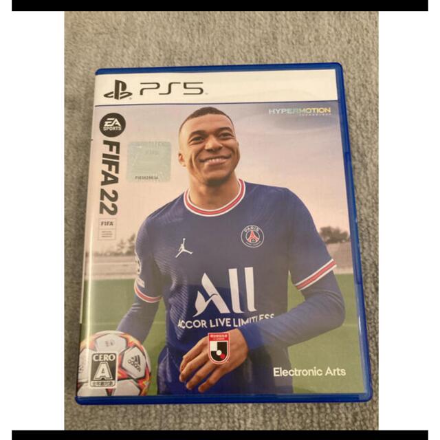 FIFA22 ps5 エンタメ/ホビーのゲームソフト/ゲーム機本体(家庭用ゲームソフト)の商品写真