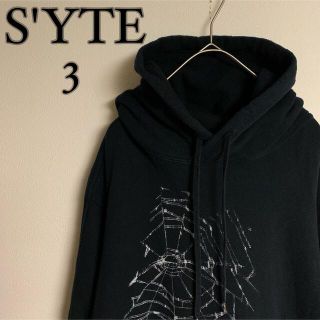 ヨウジヤマモト(Yohji Yamamoto)のS'YTE サイト ヨウジヤマモト パーカー　黒　蜘蛛　デザイン(パーカー)