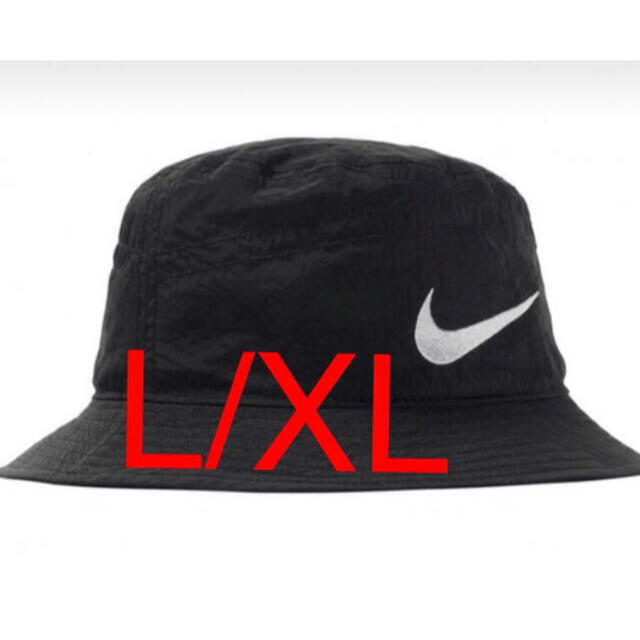 NIKE STUSSY BUCKET HAT L XL バケットハット ナイキ ラウンド www