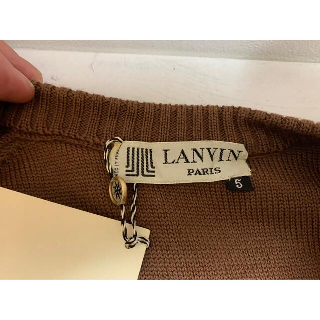 LANVIN PARIS 80s フランス製 金糸装飾 チェーンショルダーバッグ