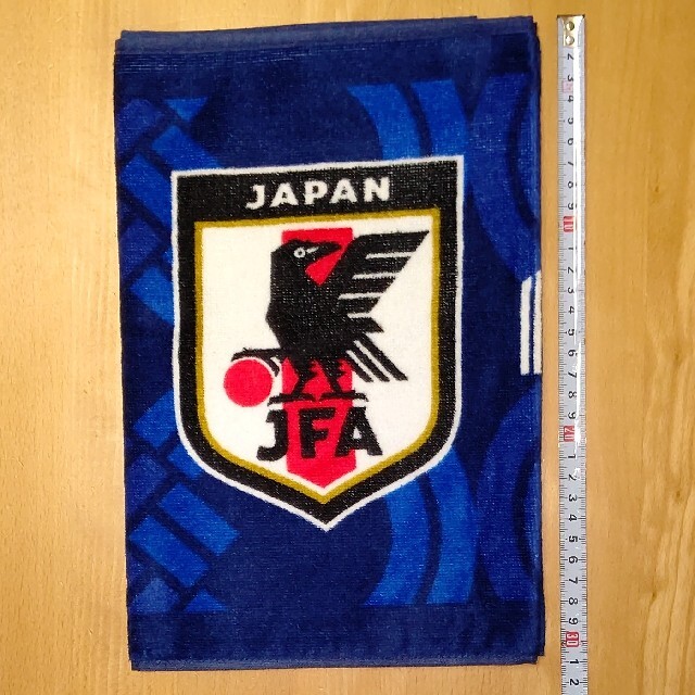 JFA サッカー日本代表 フェイスタオル スポーツ/アウトドアのサッカー/フットサル(記念品/関連グッズ)の商品写真