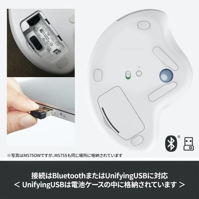 【未開封】Logicool ロジクール ワイヤレストラックボール M575S 9