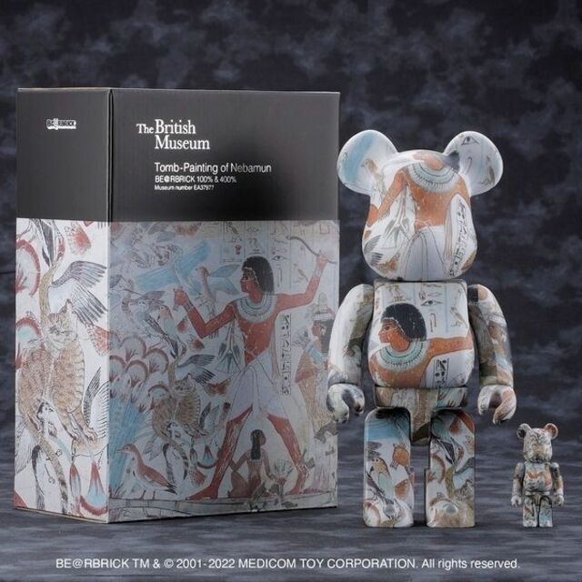 MEDICOM TOY(メディコムトイ)のThe British Museum BE@RBRICK Nebamun 即配送 エンタメ/ホビーのフィギュア(その他)の商品写真