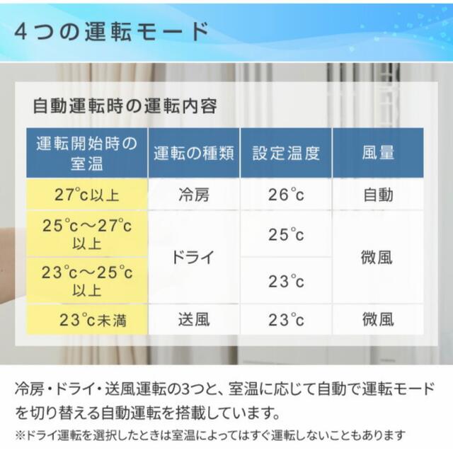 コロナ(コロナ)のコロナ ウィンドウエアコン 2021年モデル スマホ/家電/カメラの冷暖房/空調(エアコン)の商品写真