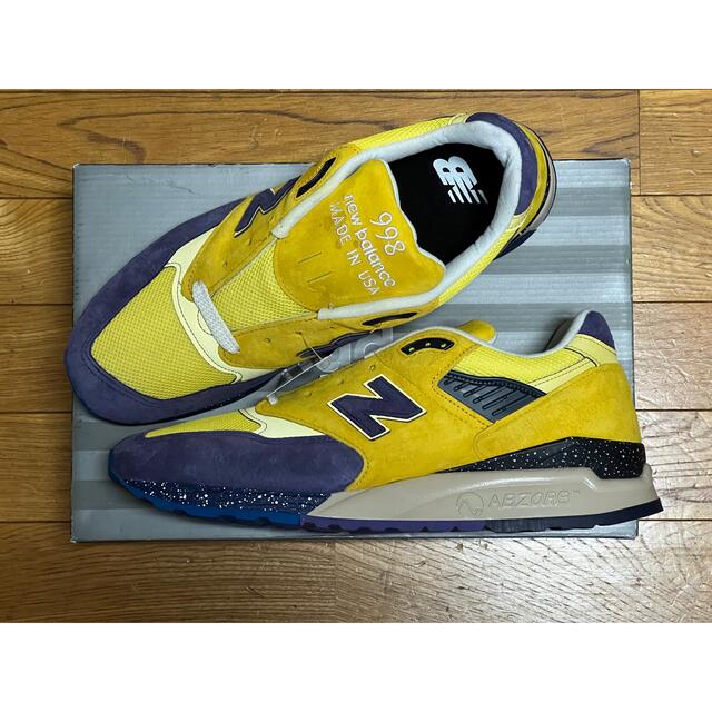 レア 29.5 NEW BALANCE 998 レイカーズ LAKERS USA