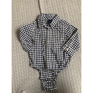 ベビーギャップ(babyGAP)のベビーGAP  ベビー服　ロンパース　ベビーシャツ　ギンガムチェック(ロンパース)