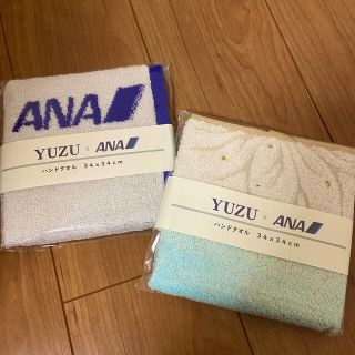 ANA機内限定品の羽生結弦のハンドタオル(タオル/バス用品)