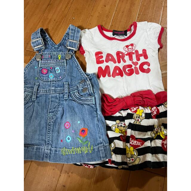 EARTHMAGIC(アースマジック)の80㎝〜100㎝までの洋服など81点　まとめ売り！ キッズ/ベビー/マタニティのキッズ服女の子用(90cm~)(ワンピース)の商品写真