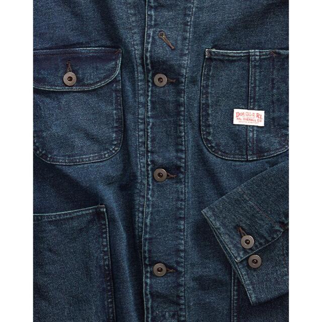 新品*RRL*インディゴ ジャージー チョア ジャケット*M* ダブルアール