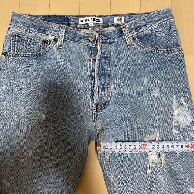 Levi's(リーバイス)のリダン RE/DONE×LEVIS 26 ダメージデニム ジーンズ メンズのパンツ(デニム/ジーンズ)の商品写真