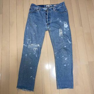 リーバイス(Levi's)のリダン RE/DONE×LEVIS 26 ダメージデニム ジーンズ(デニム/ジーンズ)