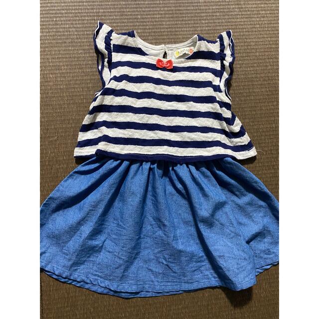 futafuta(フタフタ)のフタフタワンピース キッズ/ベビー/マタニティのキッズ服女の子用(90cm~)(ワンピース)の商品写真