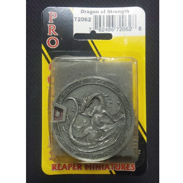 ギフ_包装】 REAPER 1998年 金属製ライフカウンター ドラゴン 未開封品