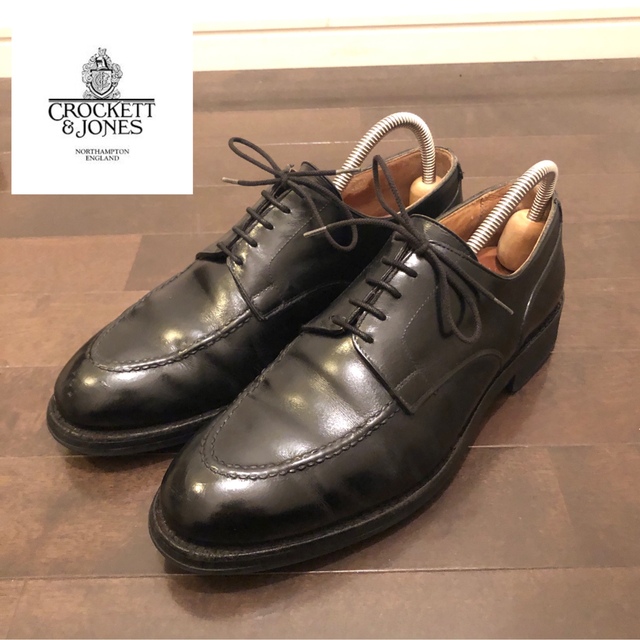 Crockett & Jones ONSLOW Uチップ UK7.5 ブラック