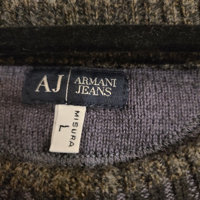 ARMANI JEANS(アルマーニジーンズ)の【GWセール】ARMANI JEANS　ニット　長袖　L メンズのトップス(ニット/セーター)の商品写真