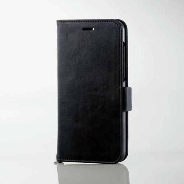 ELECOM(エレコム)のZenFone4 ZE554KL 手帳型 ケース ブラック スマホ/家電/カメラのスマホアクセサリー(Androidケース)の商品写真