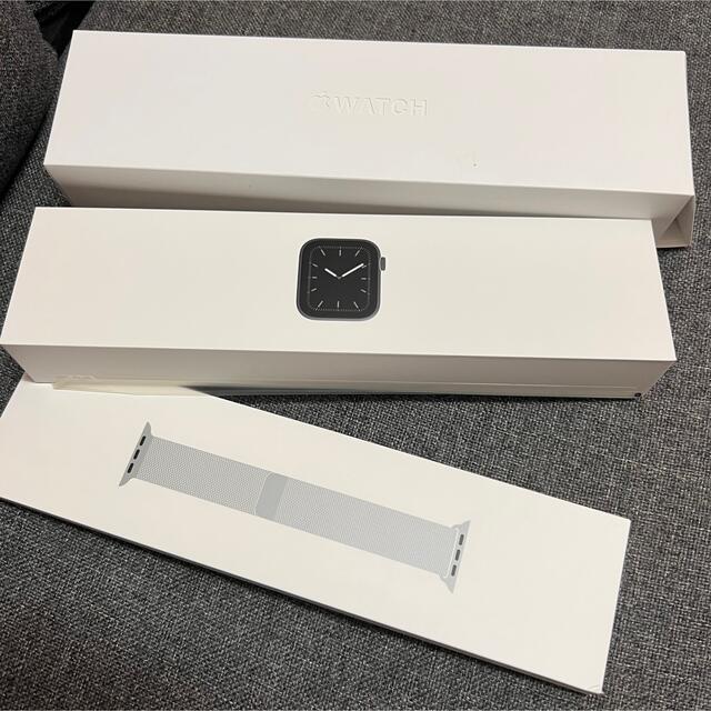 Apple Watch(アップルウォッチ)のApple Watch Series 5 スペースグレイ　44mm メンズの時計(腕時計(デジタル))の商品写真